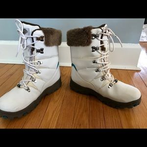 Wmns Quest Snowboard Boots White Blue  10